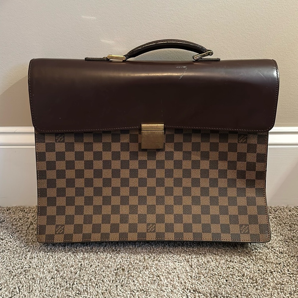 Louis Vuitton Vintage Damier Ebene Altona Briefcase